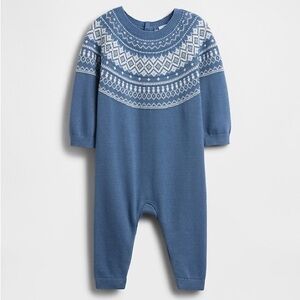 Baby GAP Fair Isle Sweater Onesie | 18-24m GUC